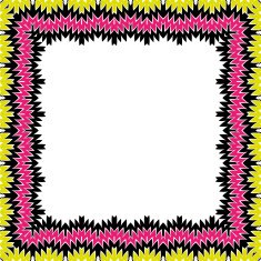 ethnic frame ornament