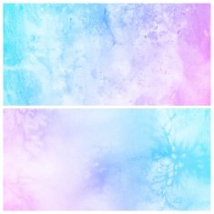 Set of Colorful watercolor painting background N35