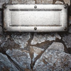 metal and stone background N383