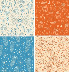Vintage collection of holidays patterns N2