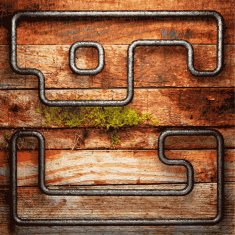 metal and wood background N515