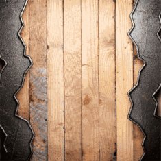 metal and wood background N517
