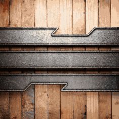 metal and wood background N518
