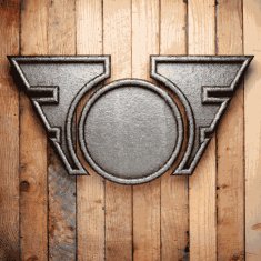 metal and wood background N519