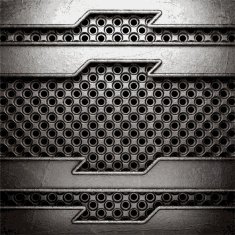 metal on wall background N213