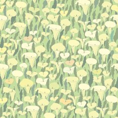abstract floral seamless vector pattern Calla Lily Background