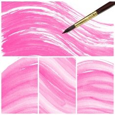 Set of Colorful water color painting background N548