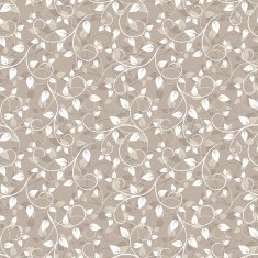 Seamless beige pattern with leaves Vector illustration N2