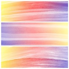 Set of colorful Abstract water color painting background N118