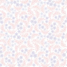 Gentle floral seamless background