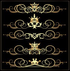 Decorative Elements Old Style - set 5