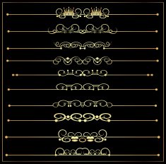 Decorative Elements Old Style - set 29