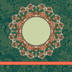 ornate floral pattern N40