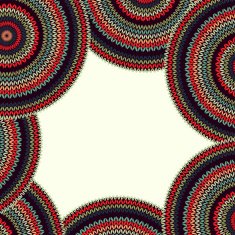 Frame with Knitted Elements N2