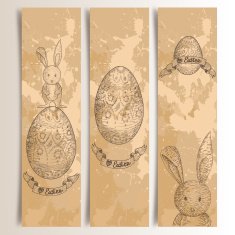 Vintage happy Easter set