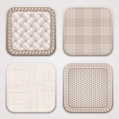 organic textile squares N2