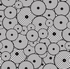 Black-and-white abstract background with circles N2