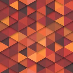 Seamless Vector Orange Fashion Pattern N2