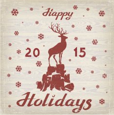 Christmas and New Year's Greeting Card N15
