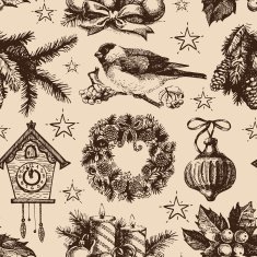 Christmas seamless pattern N221