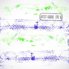 Abstract modern vector illustration grunge dots elements N5