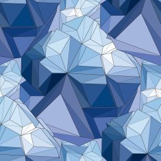 Crystal Seamless 3D Geometric background N9