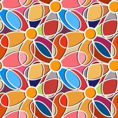 Seamless pattern with flowers N120
