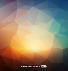 Abstract colorful polygonal background N15