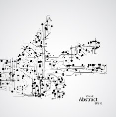 Circuit board human hand three finger N3