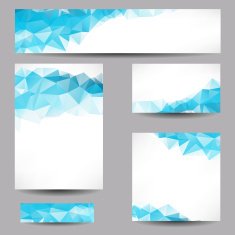 Backgrounds with abstract triangles N28