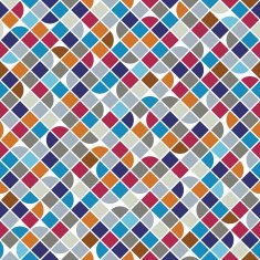 Vector colorful geometric abstract background mosaic