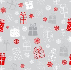 Seamless pattern of gift boxes N21