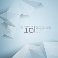 Abstract background with light polygon design