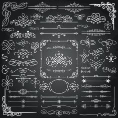 Hand drawn design elements N34