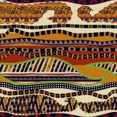 Seamless multicolor ethnic texture N2