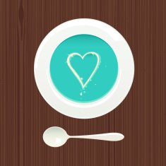 Blue love soup
