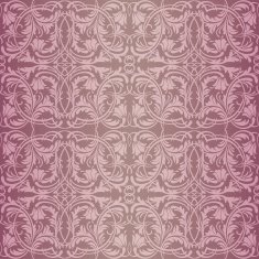 Pink baroque pattern N2