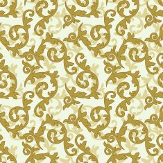 Golden baroque pattern N2