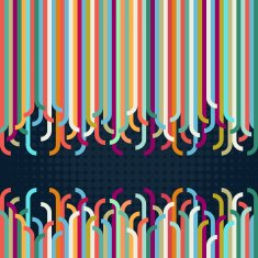 curling colorful stripes N2