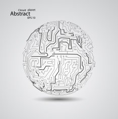 Circuit board planet eps 10 N7