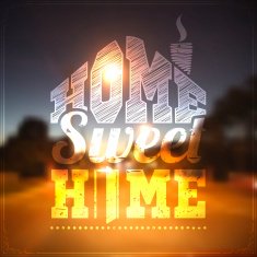 Home sweet home - Bright background N2