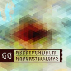 alphabet on artwork N2