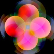 abstract colorful shape background N19