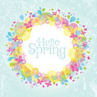 Spring Greeting Background