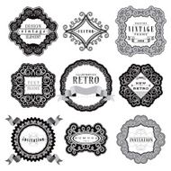 Black and White Vintage Frames N2