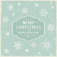 Christmas Background with Frame