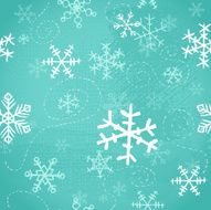 Seamless Snowflake Background N2