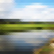 Triangle pixel lanscape