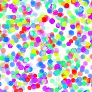 image of multi-color dots on white