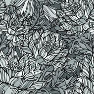 Seamless flower pattern Vector illustration N7